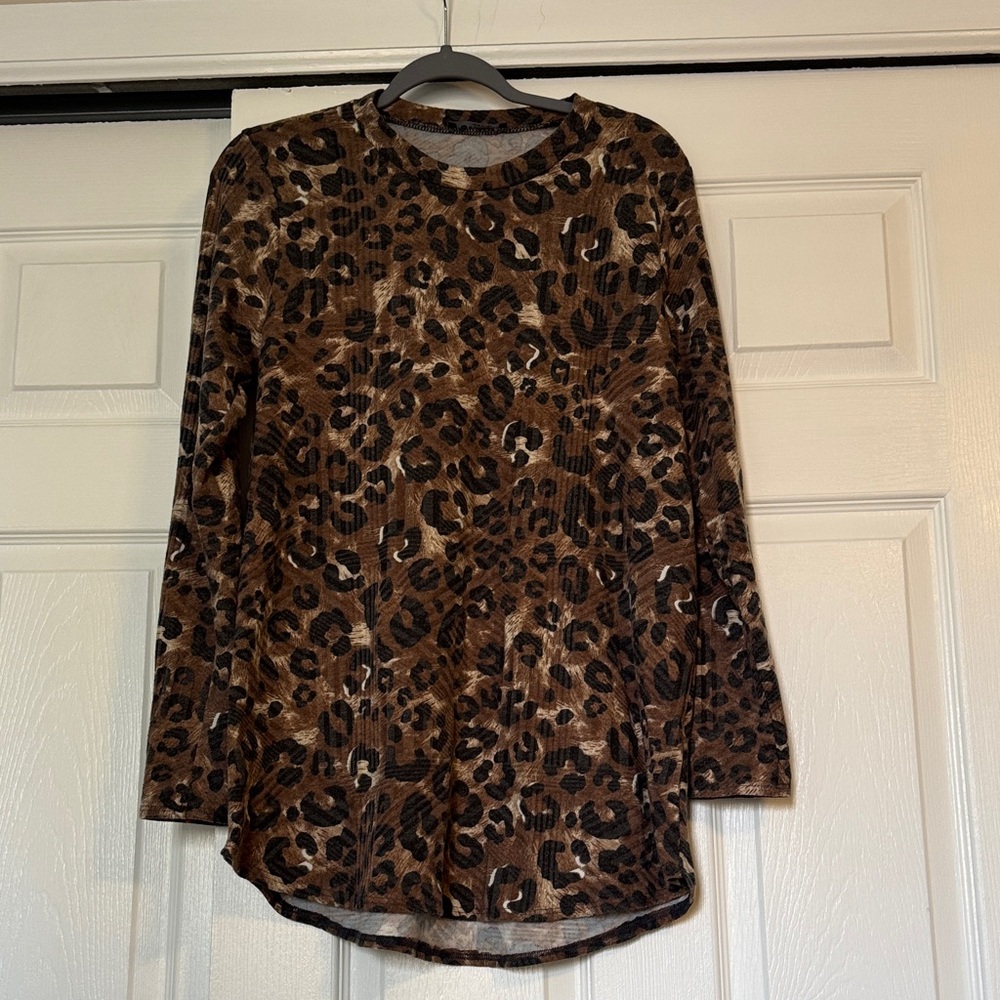 Cheetah Long Sleeve Top